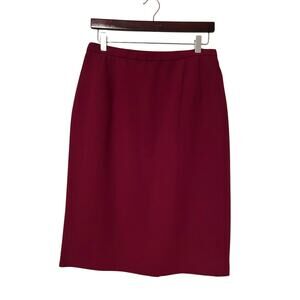 Pendleton Polyester Red Skirt size 14 petite